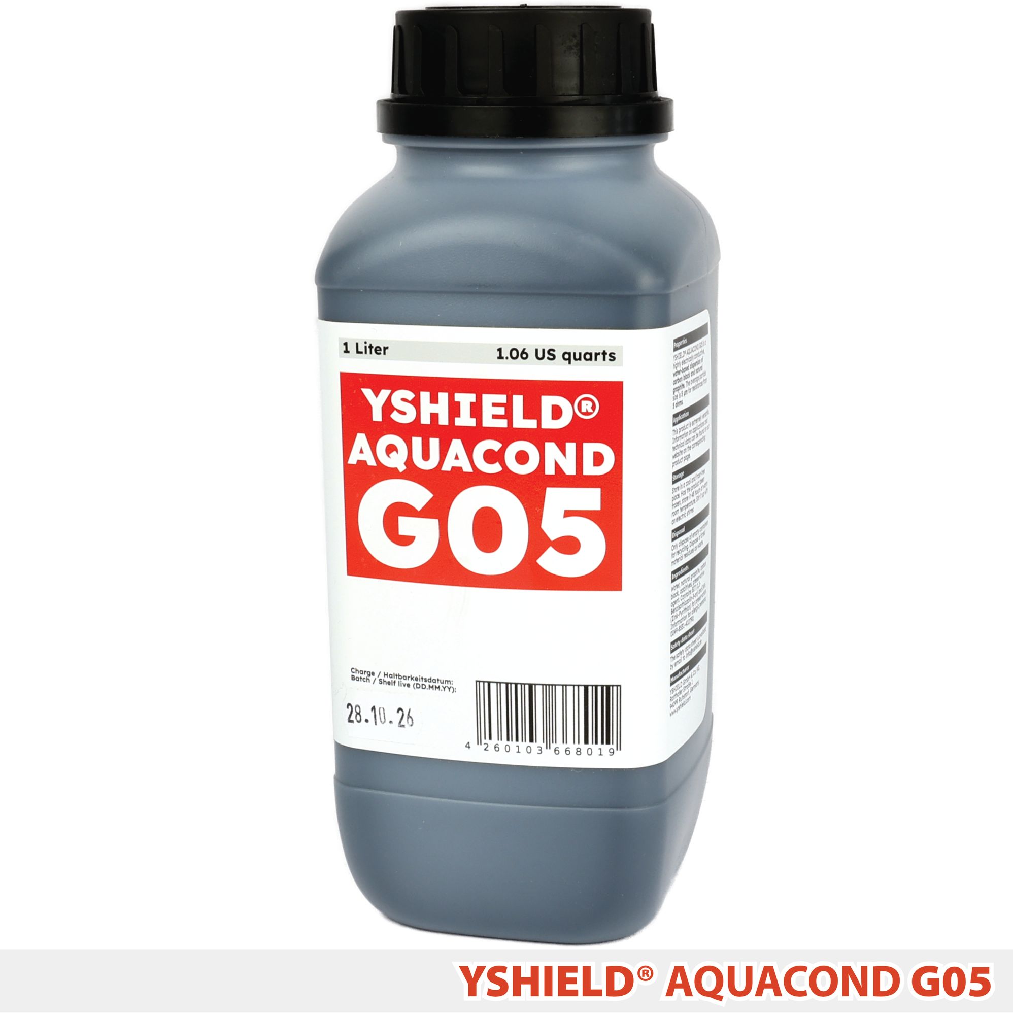 YSHIELD® AQUACOND G05 | Graphitdispersion 5 µm | 1 Liter