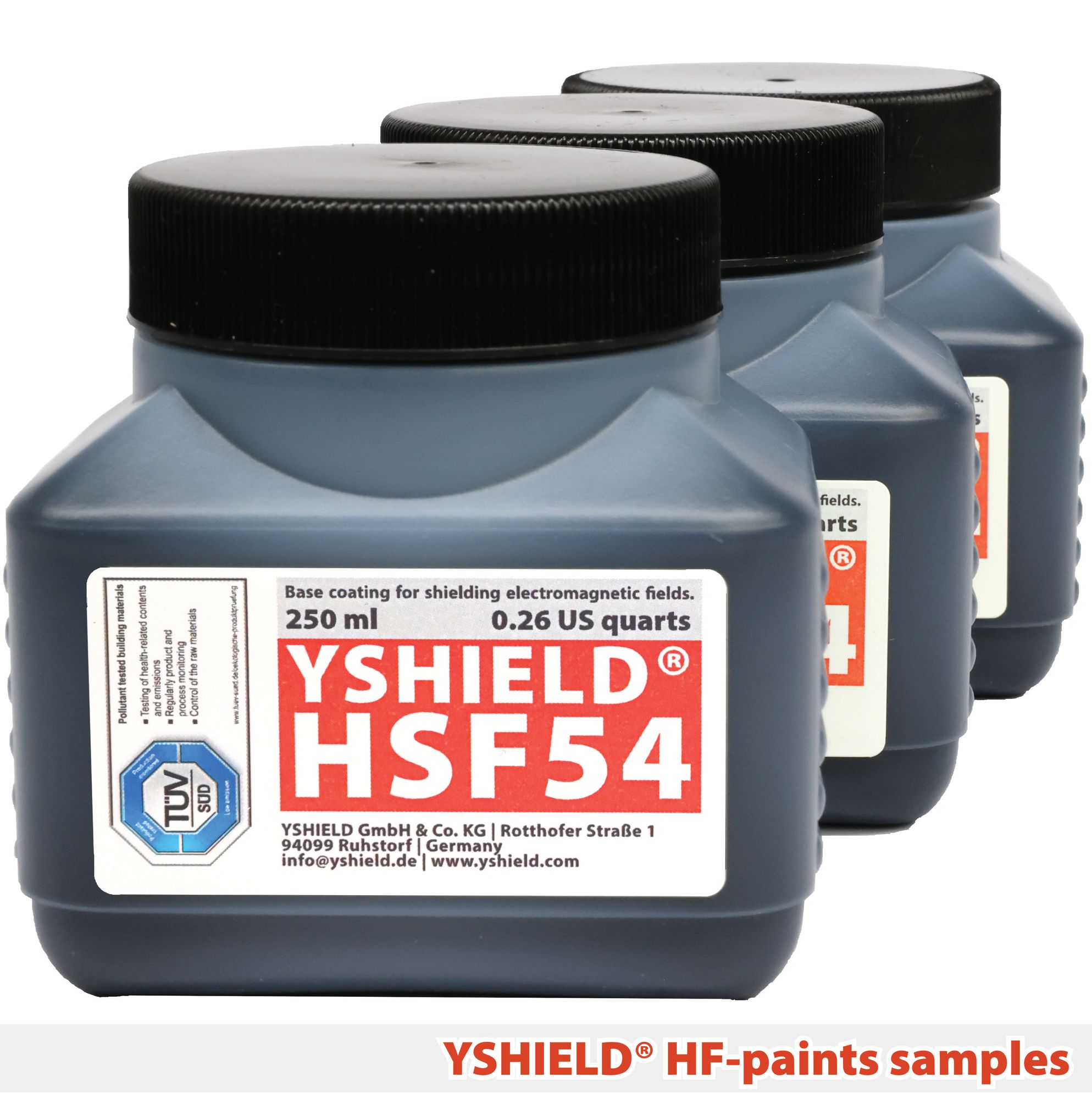 Musterset HF-Abschirmfarben 3 x 250 ml
