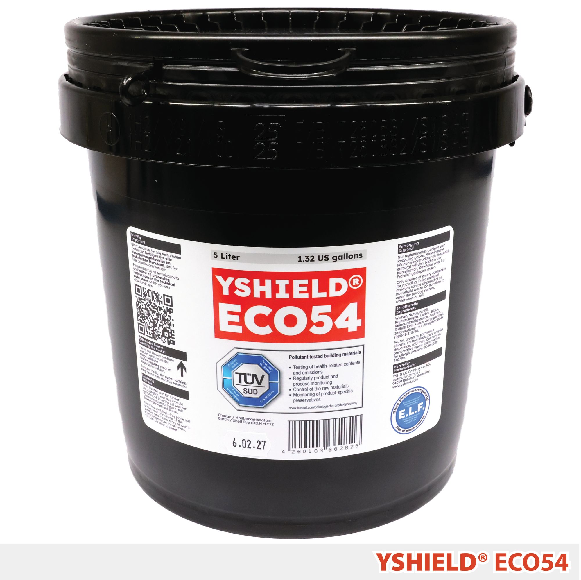 YSHIELD® ECO54 | Abschirmfarbe Ökologisch | 5 Liter
