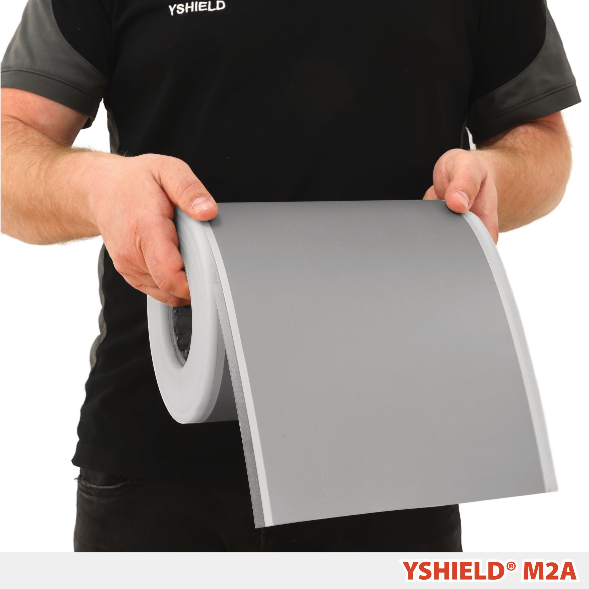 YSHIELD® M2A | Magnetfeld-Abschirmfolie mit Aluminiumoberfläche | Breite 21 cm | 1 Meter