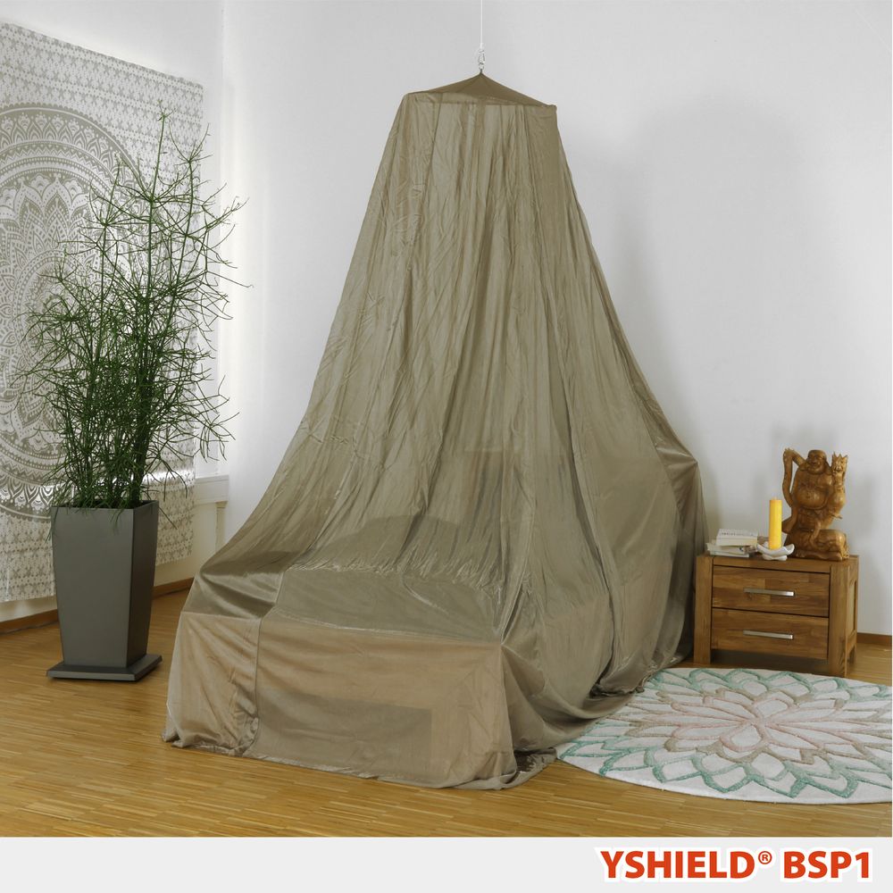 YSHIELD® BSP1 | SAFECAVE Abschirmbaldachin | Pyramide Einzelbett