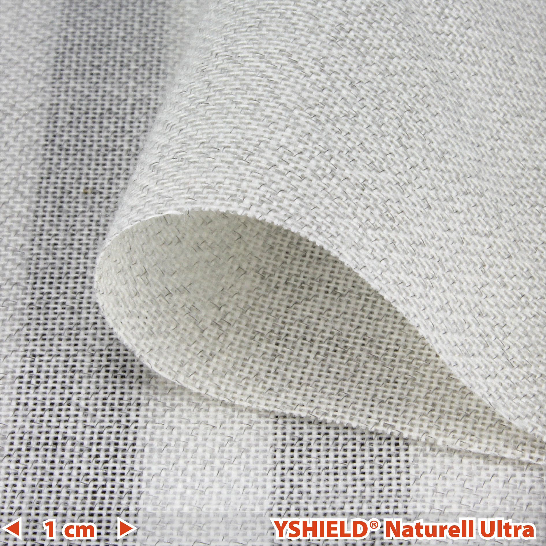 Swiss-Shield® NATURELL-ULTRA™ | Abschirmstoff | Breite 250 cm | 1 Meter – Bild 1